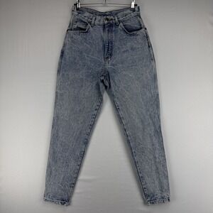 Chic Vintage Womens Blue Jeans Size 11 Made in USA Light Wash Distressed Look